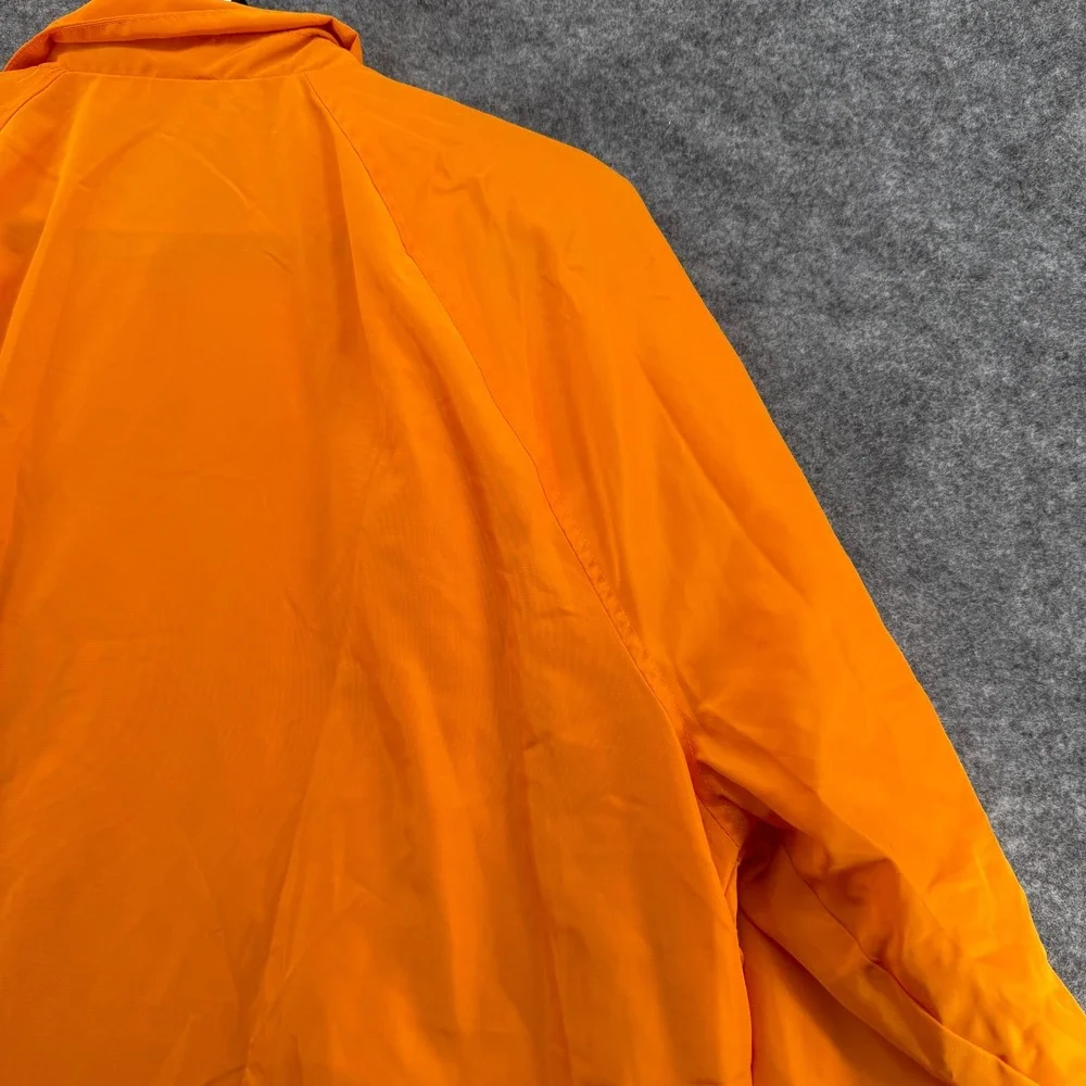Disney Windbreaker Jacket Unisex XL Orange Mickey & Friends Embroidered Zip Up - Picture 13 of 16